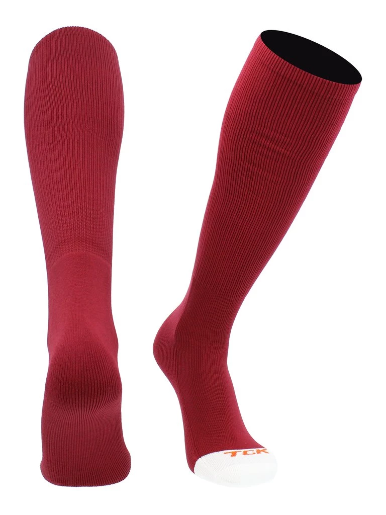 Twin City TCK Prosport Performance Knee High Tube Socks - Cardinal 3 Twin City TCK Prosport Performance Knee High Tube Socks - Cardinal
