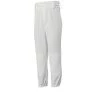 Mizuno Youth MVP Pull Up Baseball Game Pant - White