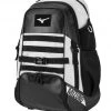 Mizuno MVP Backpack X - Black White