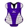 Mizuno Samurai Women's 13" Chest Protector - Purple Grey 2 Mizuno Samurai Women's 13" Chest Protector - Purple Grey