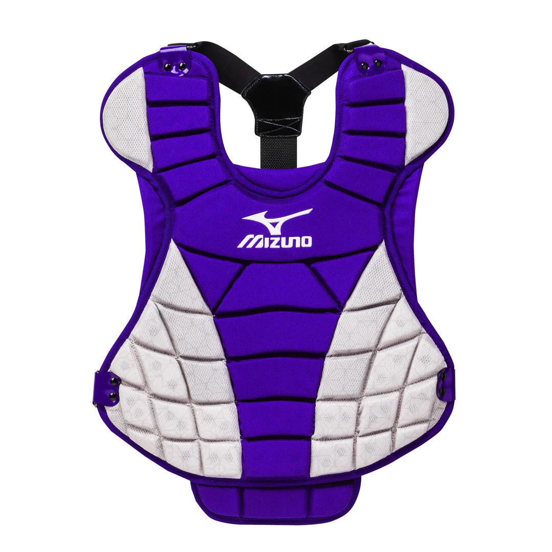 Mizuno Samurai Women's 13" Chest Protector - Purple Grey 3 Mizuno Samurai Women's 13" Chest Protector - Purple Grey