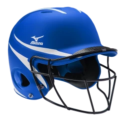 Softball Mizuno MBH601 Prospect With FP Mask 2Tone - Royal White