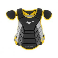Baseball Mizuno 2019 Samurai 14" Chest Protector Youth - Black Yellow