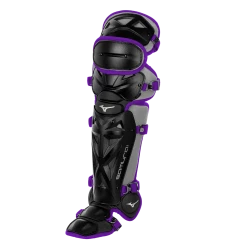 Mizuno Samurai Youth 14 1/2" Shin Guards 380383 - Black Purple