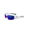 Marucci MV463Y Youth Performance Sunglasses - Matte White Blue Lenses