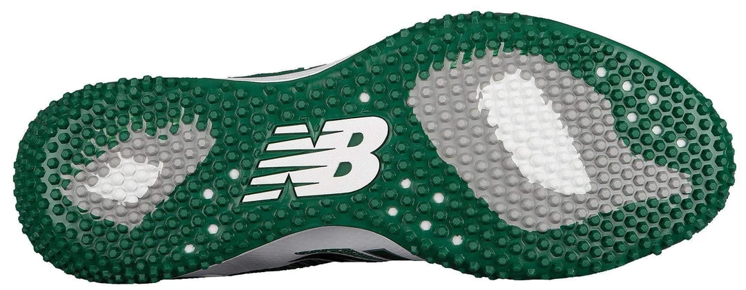 New Balance T4040v4 Turf Synthetic Mesh Shoes - Green White 5 New Balance T4040v4 Turf Synthetic Mesh Shoes - Green White