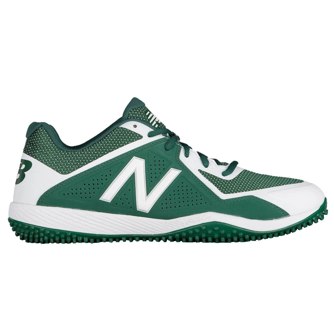 New Balance T4040v4 Turf Synthetic Mesh Shoes - Green White 3 New Balance T4040v4 Turf Synthetic Mesh Shoes - Green White