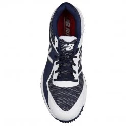 Baseball New Balance T4040v4 Turf Synthetic Mesh Shoes - Navy White
