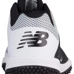 Baseball New Balance T4040v4 Turf Synthetic Mesh Shoes - White Black 11 Baseball New Balance T4040v4 Turf Synthetic Mesh Shoes - White Black