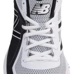 Baseball New Balance T4040v4 Turf Synthetic Mesh Shoes - White Black 10 Baseball New Balance T4040v4 Turf Synthetic Mesh Shoes - White Black