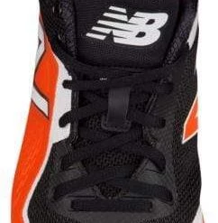 Baseball New Balance Pedroia L4040v4 Low Cut Metal Cleat - Black Orange