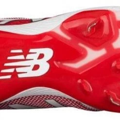 New Balance Pedroia L4040v4 Low Cut Metal Cleat - Red 9 New Balance Pedroia L4040v4 Low Cut Metal Cleat - Red