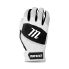 Marucci Badge Coach Pitch T-Ball Batting Glove - White Black