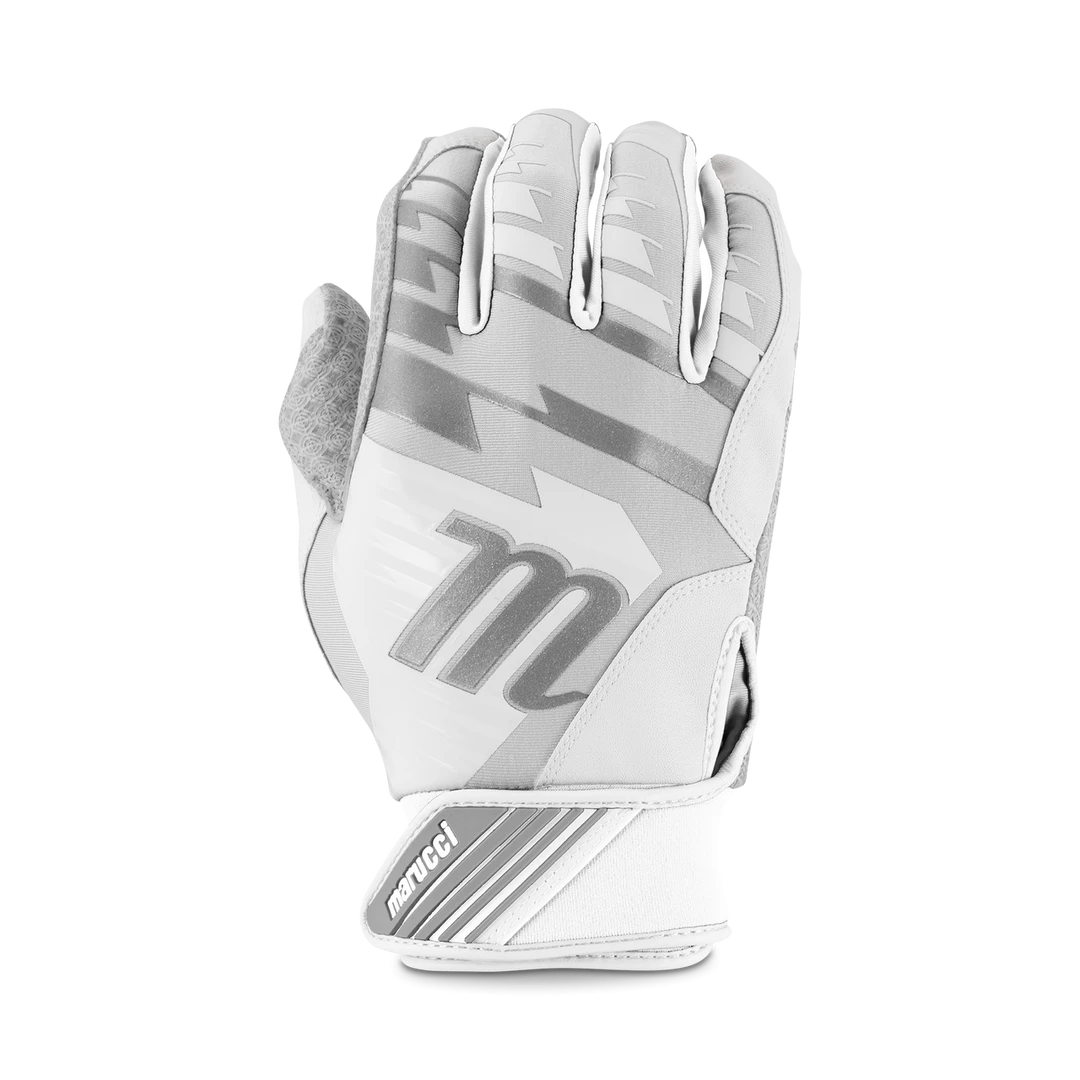 Marucci Tesoro Batting Glove - White Baseball 3 Marucci Tesoro Batting Glove - White Baseball