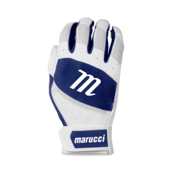 Marucci Badge Coach Pitch T-Ball Batting Glove - White Navy