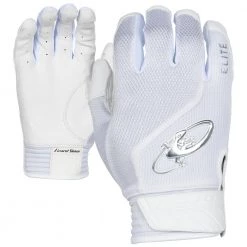 Baseball Lizard Skins Komodo Elite V2 Batting Gloves - Diamond White