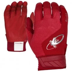 Baseball Lizard Skins Komodo Elite V2 Batting Gloves - Crimson Red