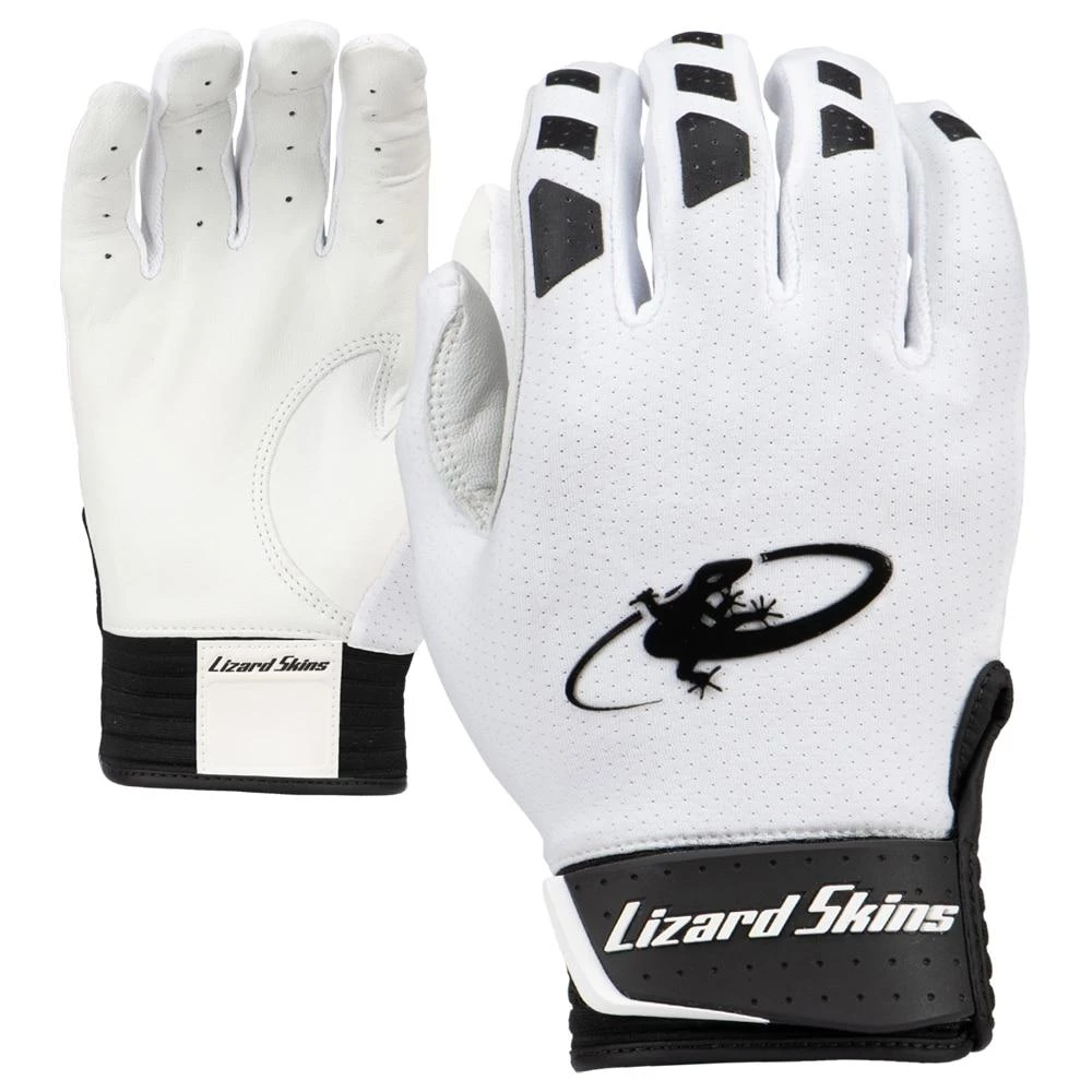 Lizard Skins Komodo V2 Batting Gloves - Diamond White 3 Lizard Skins Komodo V2 Batting Gloves - Diamond White