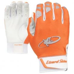 Baseball Lizard Skins Komodo V2 Batting Gloves - Blaze Orange