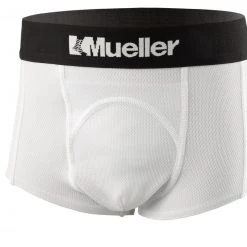 Mueller Peewee Athletic Support Brief - White