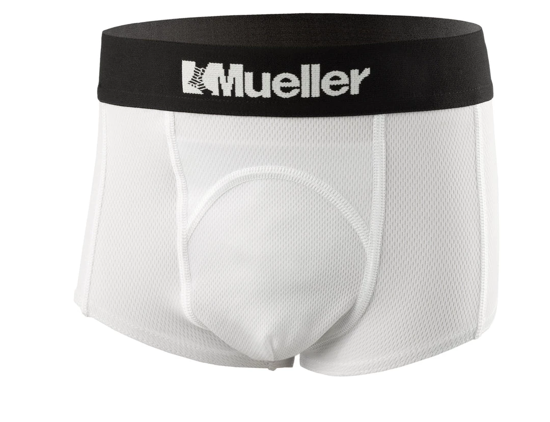 Mueller Peewee Athletic Support Brief - White 3 Mueller Peewee Athletic Support Brief - White