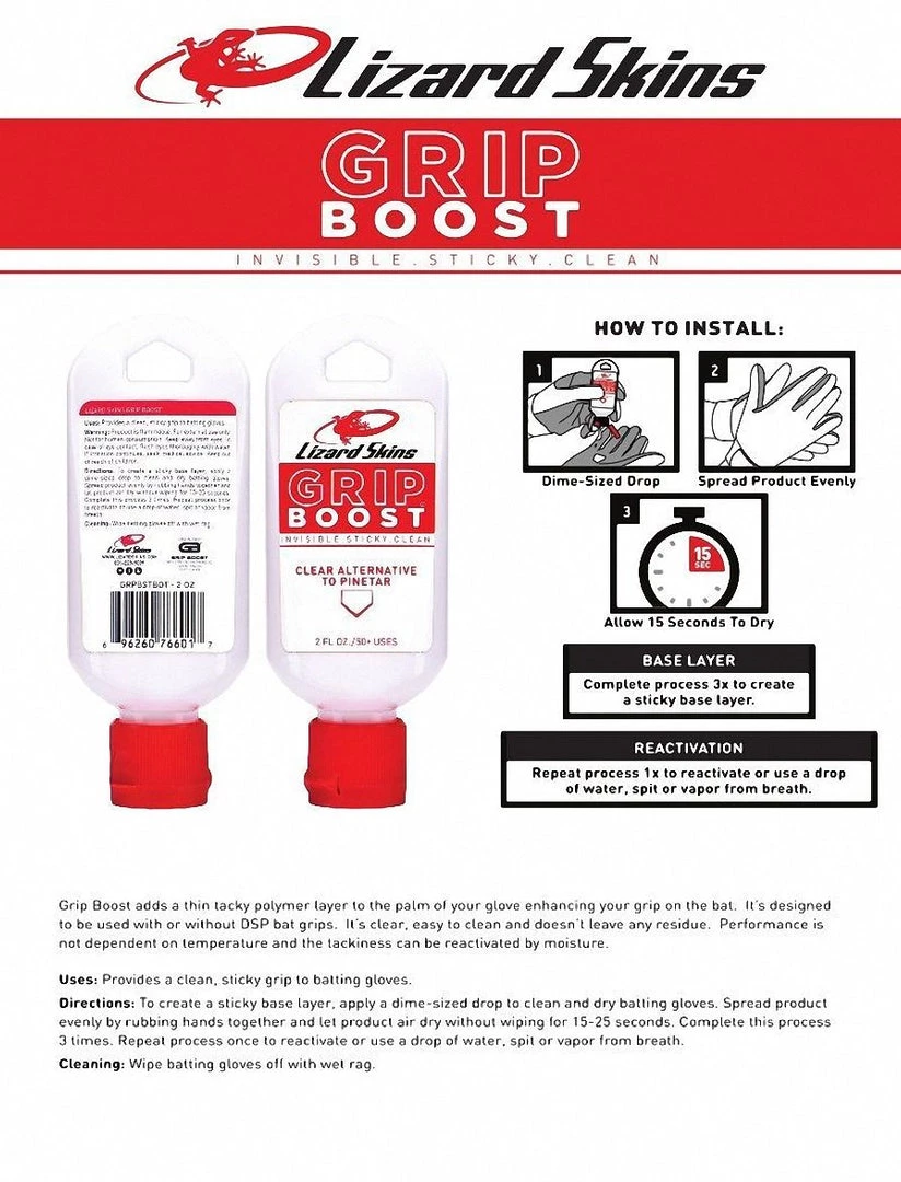 Lizard Skins Grip Boost - 2 Oz 5 Lizard Skins Grip Boost - 2 Oz