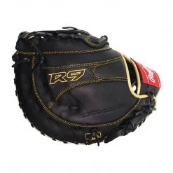 Rawlings 2021 R9 Series 12.5" 1st Base Mitt R9FM18BG - Black Gold Baseball 9 Rawlings 2021 R9 Series 12.5