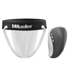 Mueller Flex Shield With Supporter Adult - Gray