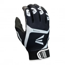 Baseball Easton Gametime VRS Batting Youth Gloves - Black Gray