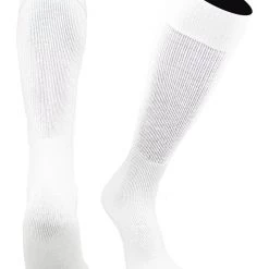 Twin City Multisport Acrylic Knee High Tube Socks - White