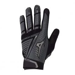 Mizuno B-303 Youth Batting Gloves - Black Charcoal