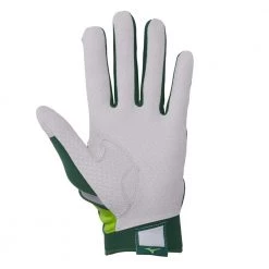 Mizuno B-303 Youth Batting Gloves - Green Lime