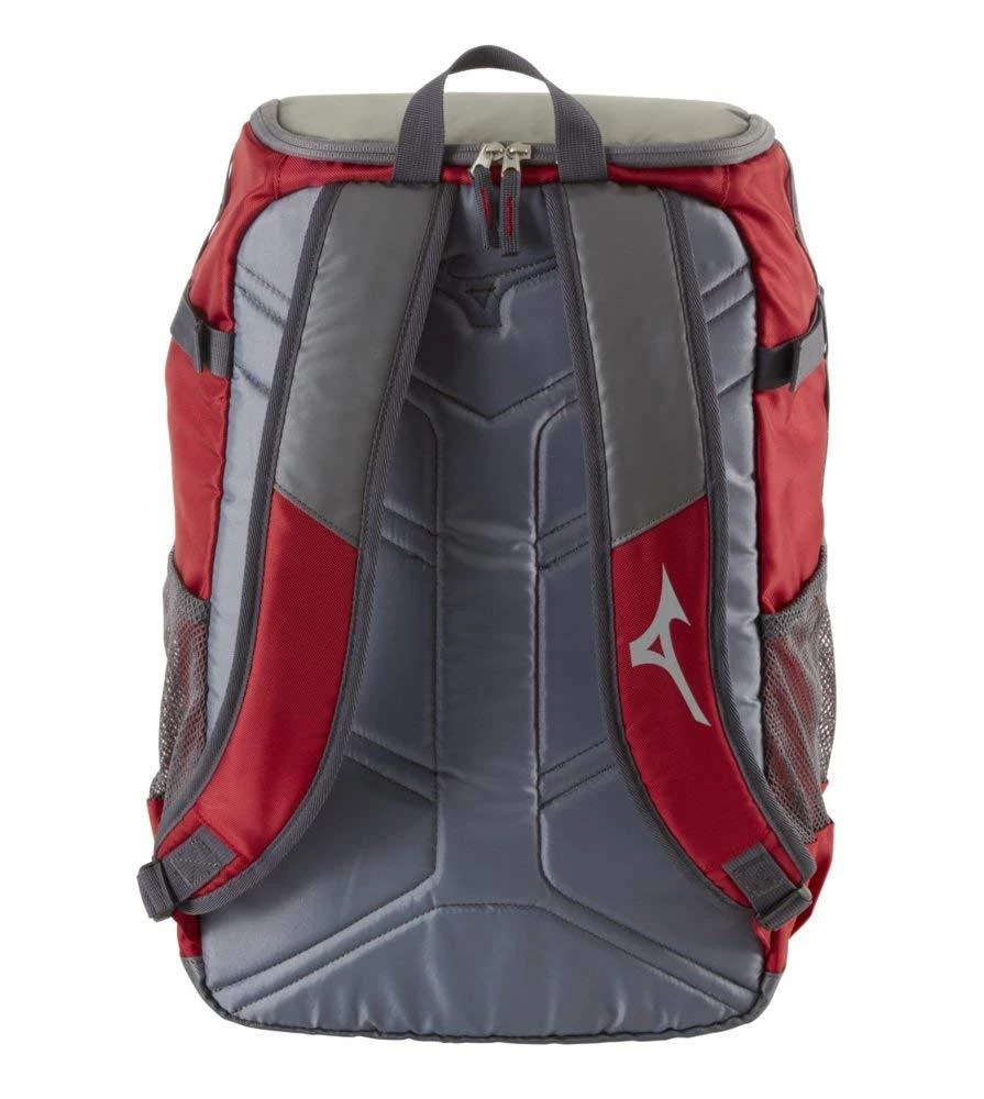 Mizuno Organizer OG5 Backpack - Cardinal Gray Baseball 4 Mizuno Organizer OG5 Backpack - Cardinal Gray Baseball
