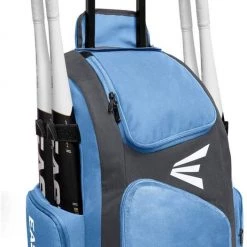 Easton Traveler Standup Wheeled Bag - Charcoal Columbia Blue