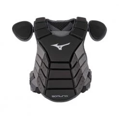 Mizuno 2019 Samurai 14" Chest Protector Youth - Black Gray