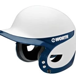 Baseball Worth Liberty WLBHJR Batting Helmet Youth - White Navy