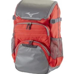 Mizuno Organizer OG5 Backpack - Red Gray Baseball