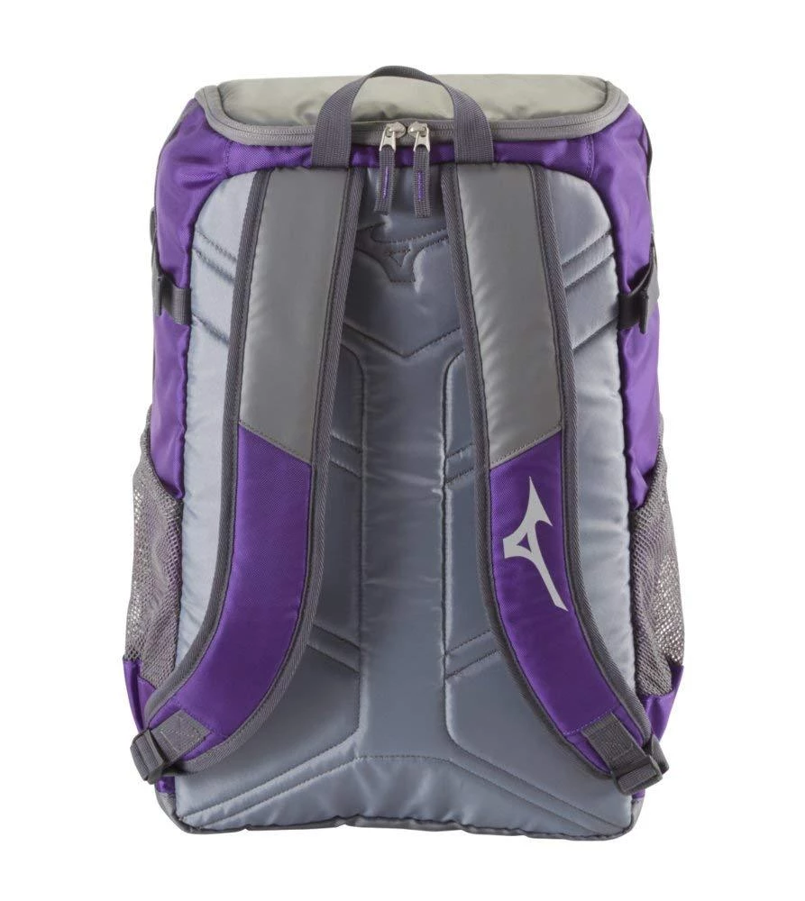 Baseball Mizuno Organizer OG5 Backpack - Purple Gray 4 Baseball Mizuno Organizer OG5 Backpack - Purple Gray