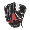 Baseball Mizuno Prospect Paraflex Youth 11.50" Utility Glove GPT1150Y2 - Black Red