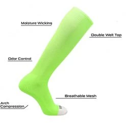 Twin City TCK Prosport Performance Knee High Tube Socks - Lime Green