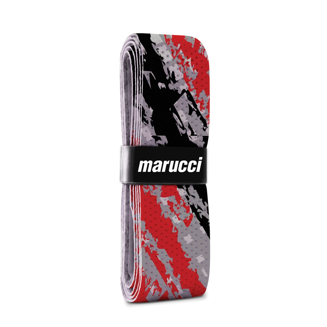 Marucci Bat Grip 1.75 Mm - Black Red Smudge 3 Marucci Bat Grip 1.75 Mm - Black Red Smudge