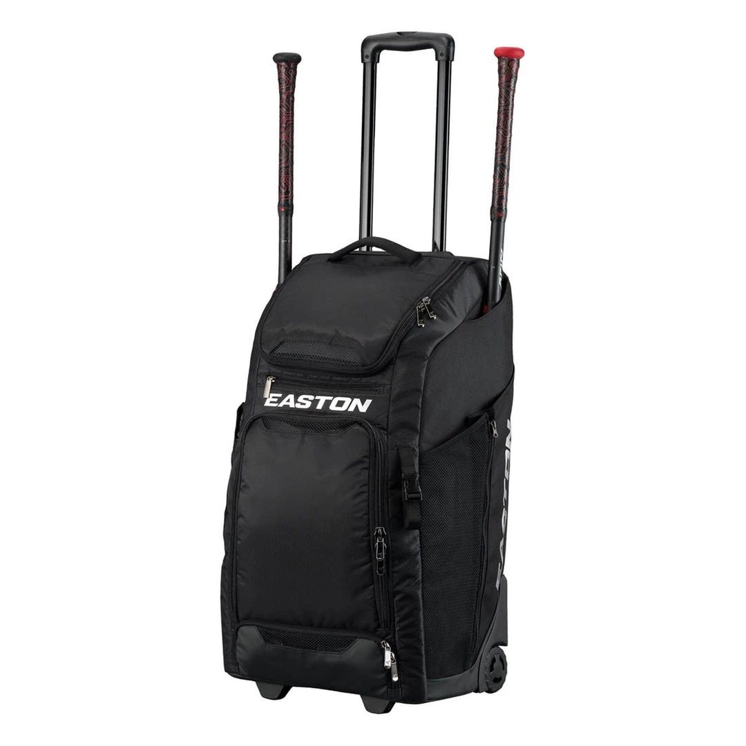 Easton Catcher's Wheeled Bag - Black 3 Easton Catcher's Wheeled Bag - Black