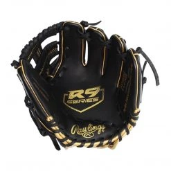 Rawlings 2021 R9 Series 9.50" Training Glove R9TRBG - Black Gold