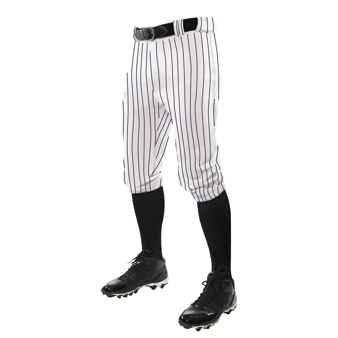 Baseball Champro BPPINK Triple Crown Pinstripe Knicker - White Navy 3 Baseball Champro BPPINK Triple Crown Pinstripe Knicker - White Navy