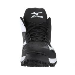 Mizuno 9-Spike Advanced Erupt 3 Mid - Black White Baseball