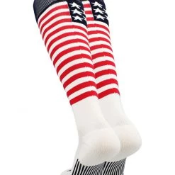 Twin City TCK Stars And Stripes Knee High Socks - Red White Blue