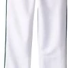 Baseball Easton Youth Quantum Plus Pant With Piping - White Dark Green
