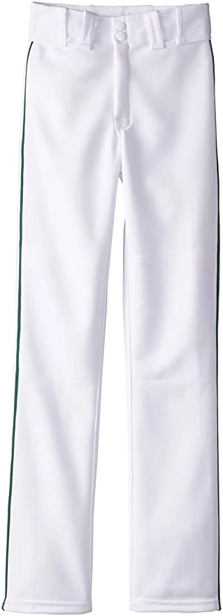Baseball Easton Youth Quantum Plus Pant With Piping - White Dark Green 3 Baseball Easton Youth Quantum Plus Pant With Piping - White Dark Green