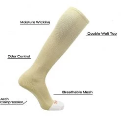 Twin City TCK Prosport Performance Knee High Tube Socks - Vegas Gold