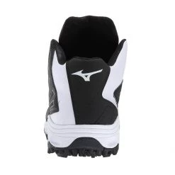Mizuno 9-Spike Advanced Erupt 3 Mid - Black White Baseball